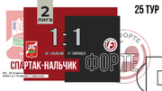 «Спартак-Нальчик» - «Форте» г.Таганрог |  23-й тур, 2 Лига